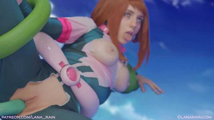 Lana Rain in Uraraka Tentacle Fucked As Friends Watch – $29.99 (Premium user request)