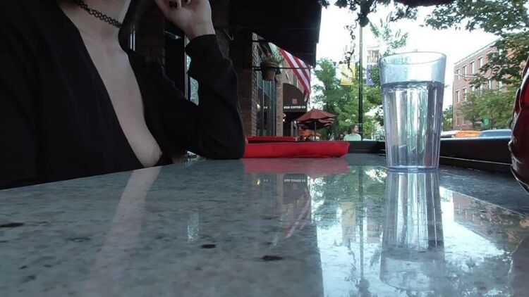 Shy Goth Exhibitionist – Dinner Date and Bookstore Flashing