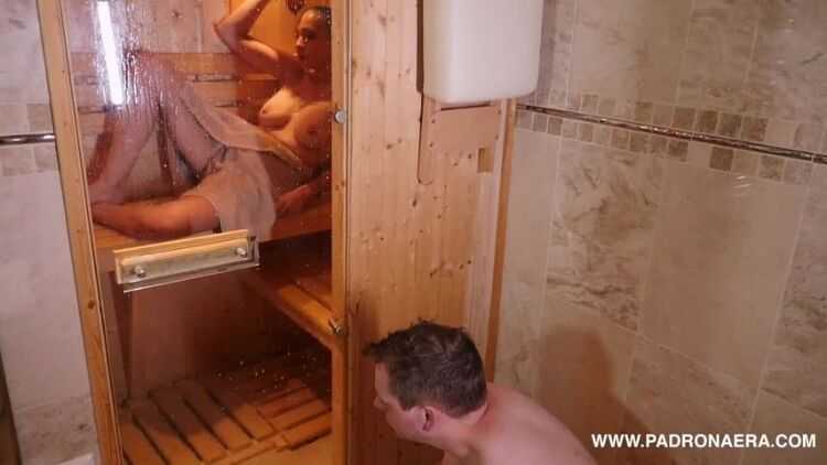 PadronaEra: Glass Tease In The Sauna