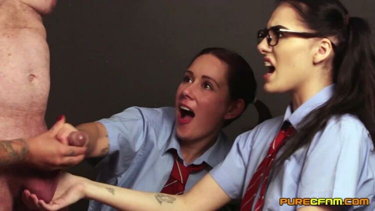 PureCFNM – Belle O’Hara, Jordanna Foxx, Shay London – Owned By Students