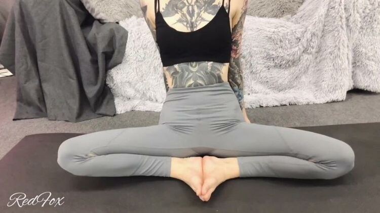 RedFox XXX - Tattooed Russian Babe Practices Sexy Yoga Poses Redfox Red Fox