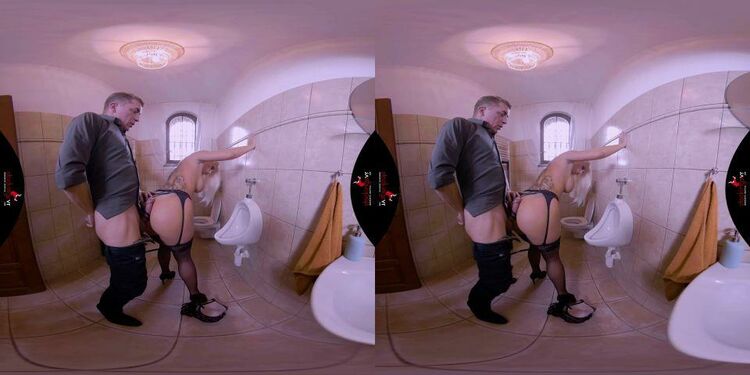 StockingsVR.com - Blanche Bradburry - Toilet Tramp [UltraHD 4K 3072p]