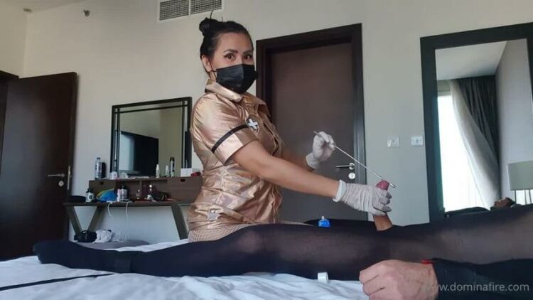 DominaFire: Gold Nurse Part 2 Cbt Time To Stretch That Peehole