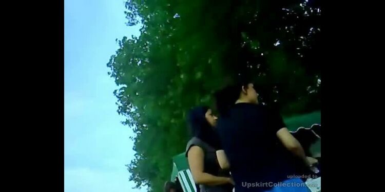 Spectacular street upskirt clip