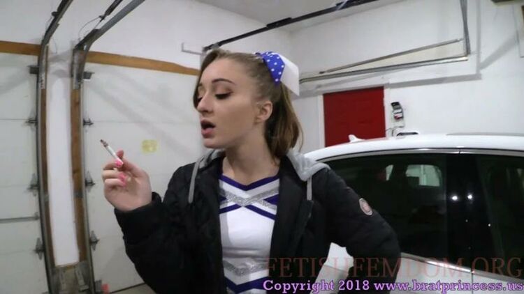 BratPrincess2: Veronica - 19 Year Old Cheerleader Uses Step Father As Human Ashtray