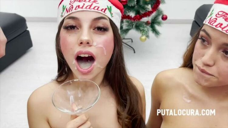 PutaLocura presents Roma Amor & Camila Palmer – CHRISTMAS BUKAKE! – BUKAKE NAVIDEÑO