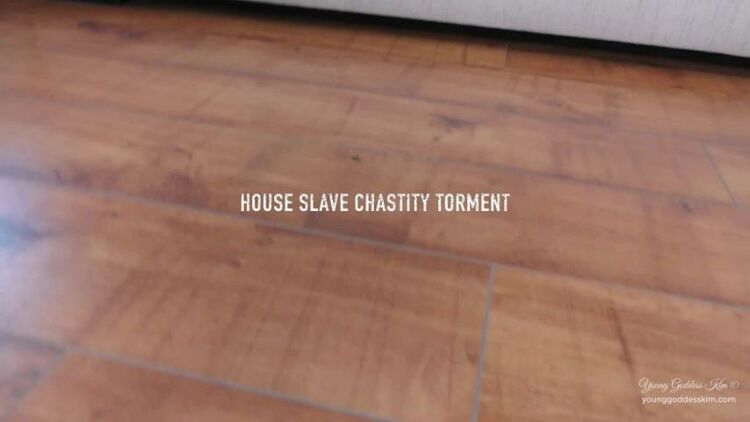 YoungGoddessKim: House Slave Chastity Torment .Mp4