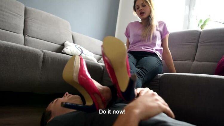 CzechSoles: Megan - Bratty Step-Sister Forced Foot Worship