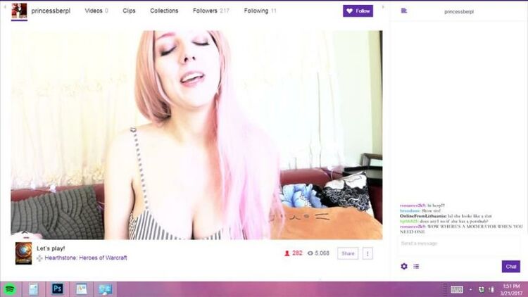 ManyVids.com - princessberpl - Princessberpl twitch slut gets hacked [FullHD 1080p]