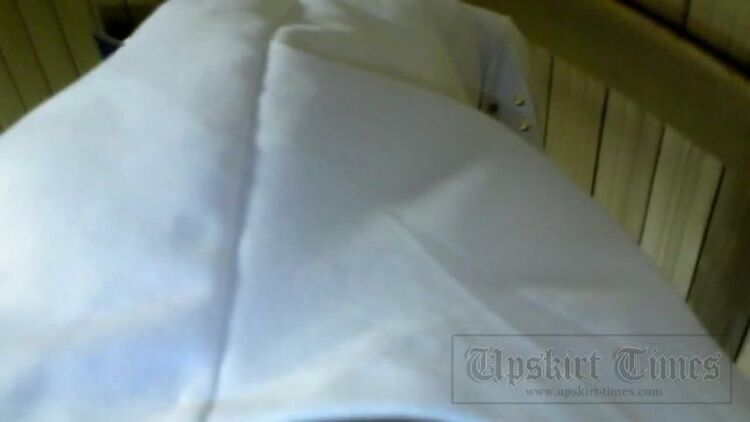 Upskirt-times.com- Ut 2831# Another beauty in white. White dress white panties. The camera slowly and...