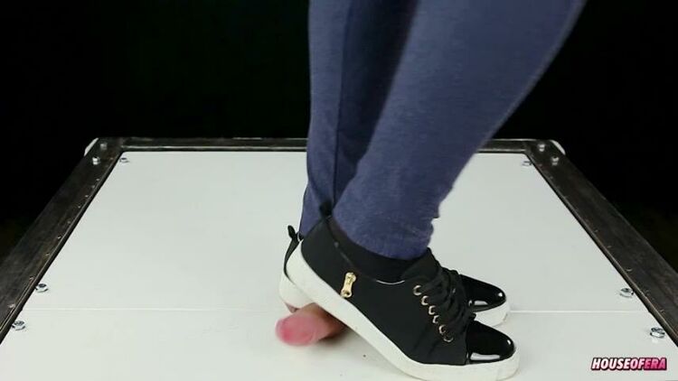 HouseofEra: Your сock in Cockbox Trampling by Sneakers in Dance CBT POV