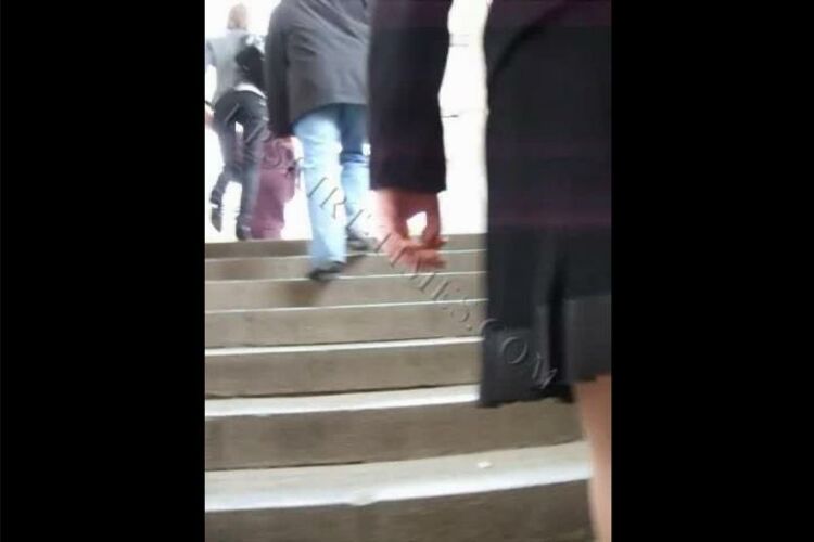 Upskirt-times.com- Ut 0665# I overtook this plump fem on the stairs