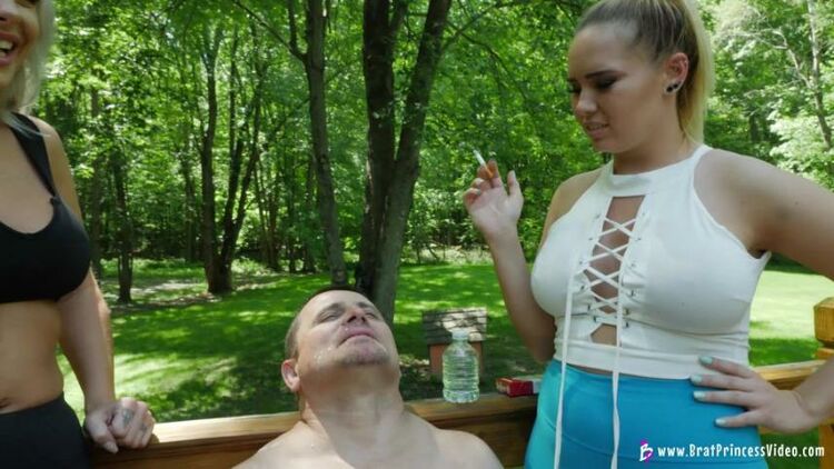 BratPrincess2: Becky And Natalya - Uses Male For Human Ashtray