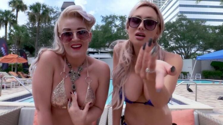 ManyVids - GoddessTaylorKnight - The Bitches at the Pool Party