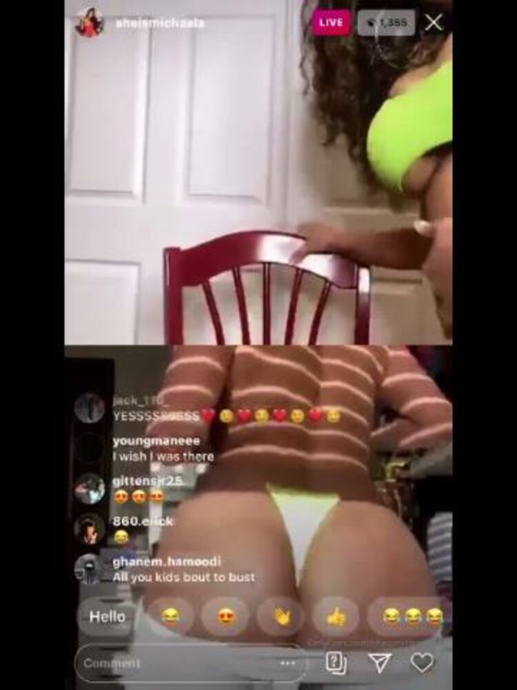 Onlyfans - Sheismichaela - I LOVE HER if you missed my live on IG here you go TWERK - 28-03-2020