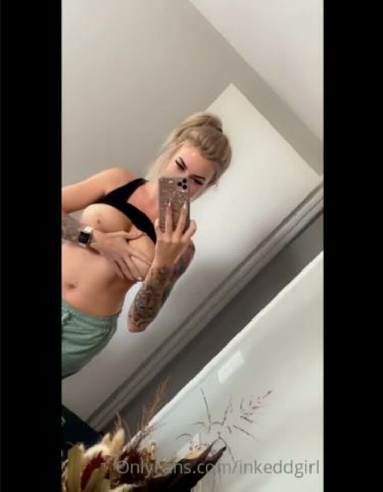 Onlyfans - Inkeddgirl - Got nice and sweaty in the gym today - 19-04-2021