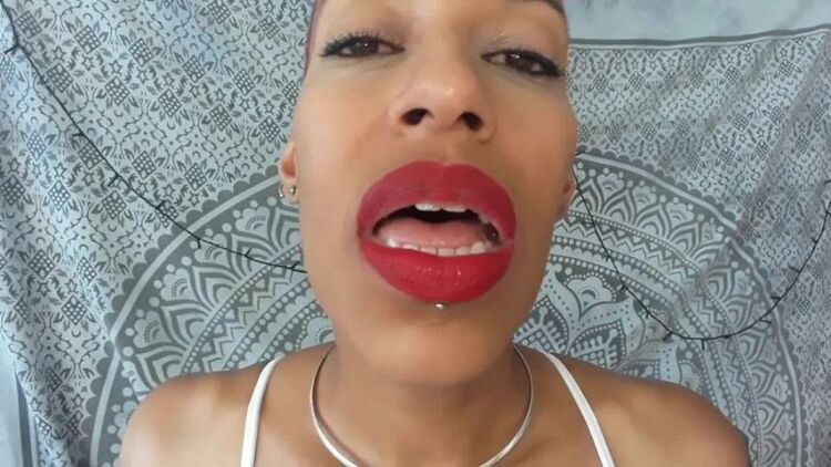 ManyVids - GoldenLace - Feed me your cum Mouth fetish joi