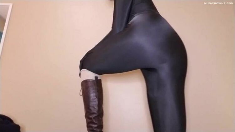 ManyVids - NinaCrowne - Spandex Catsuit Tease