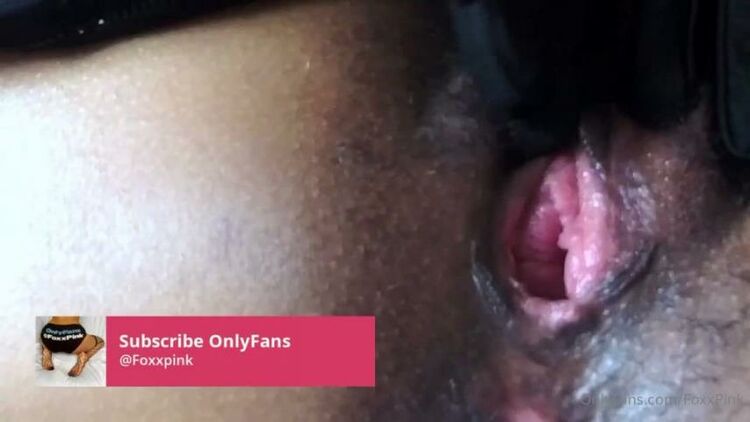 Onlyfans - Foxxpink - My wet black pussy is saying Hi after being fucked for you - 14-12-2021