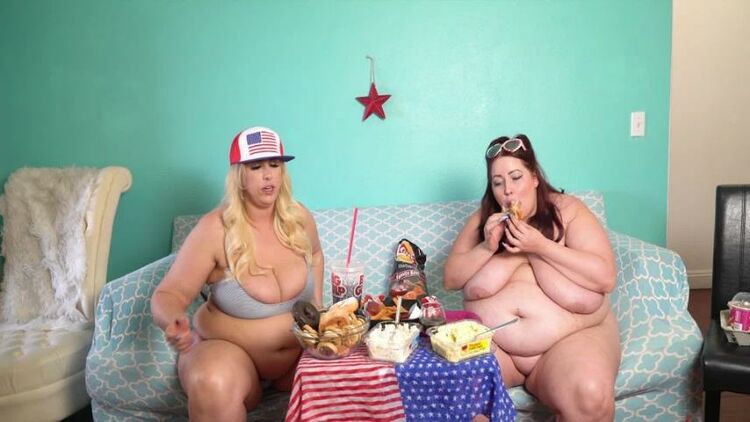 ManyVids - elizaallure - 4th of July Pig out