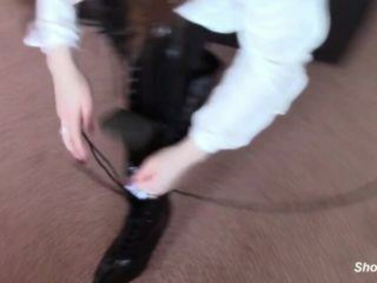 Shiny s presents Knee High Fetish Boot Job