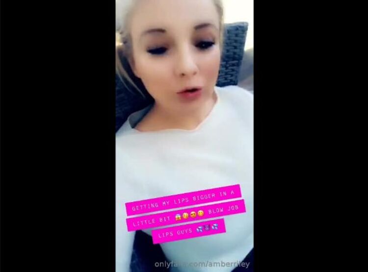 Onlyfans - Amberriley - GETTING HUGE BLOW JOB LIPS TODAY GUYS - 15-05-2019