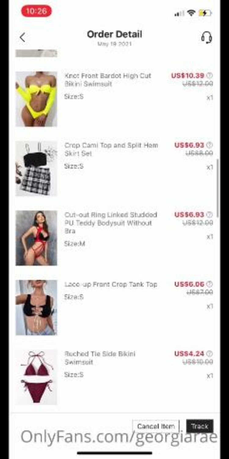 Onlyfans - Georgiarae - HELP reimburse me Its not always easy buying outfits for photo shoots a lo - 20-05-2021