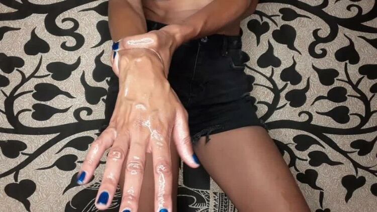 ManyVids - GoldenLace - My oiled VEINY HANDS JOI