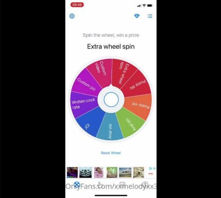 Onlyfans - Xxmelodyxx31xx - SPIN THE WHEEL As messages are still rubbish lets play a game for spi - 07-01-2021