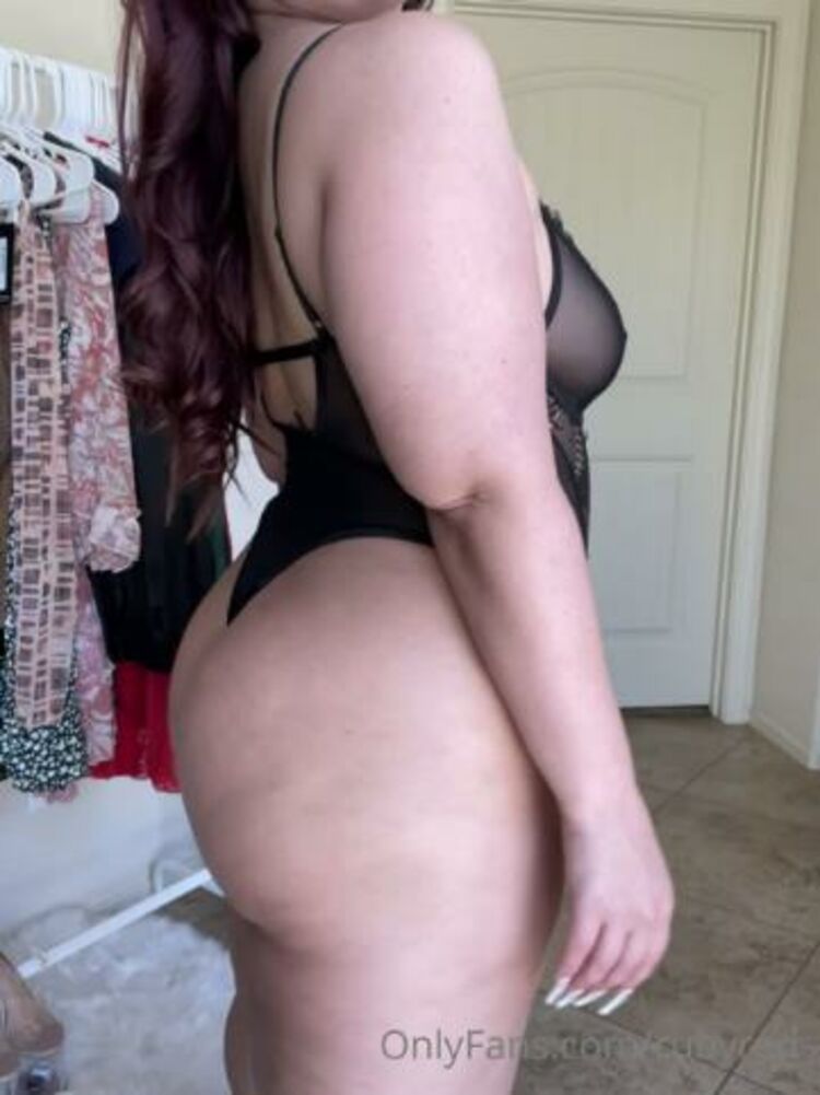 Onlyfans - Rubyred_ - Black lace Teddy Full minute video sending to your messages now - 19-05-2021