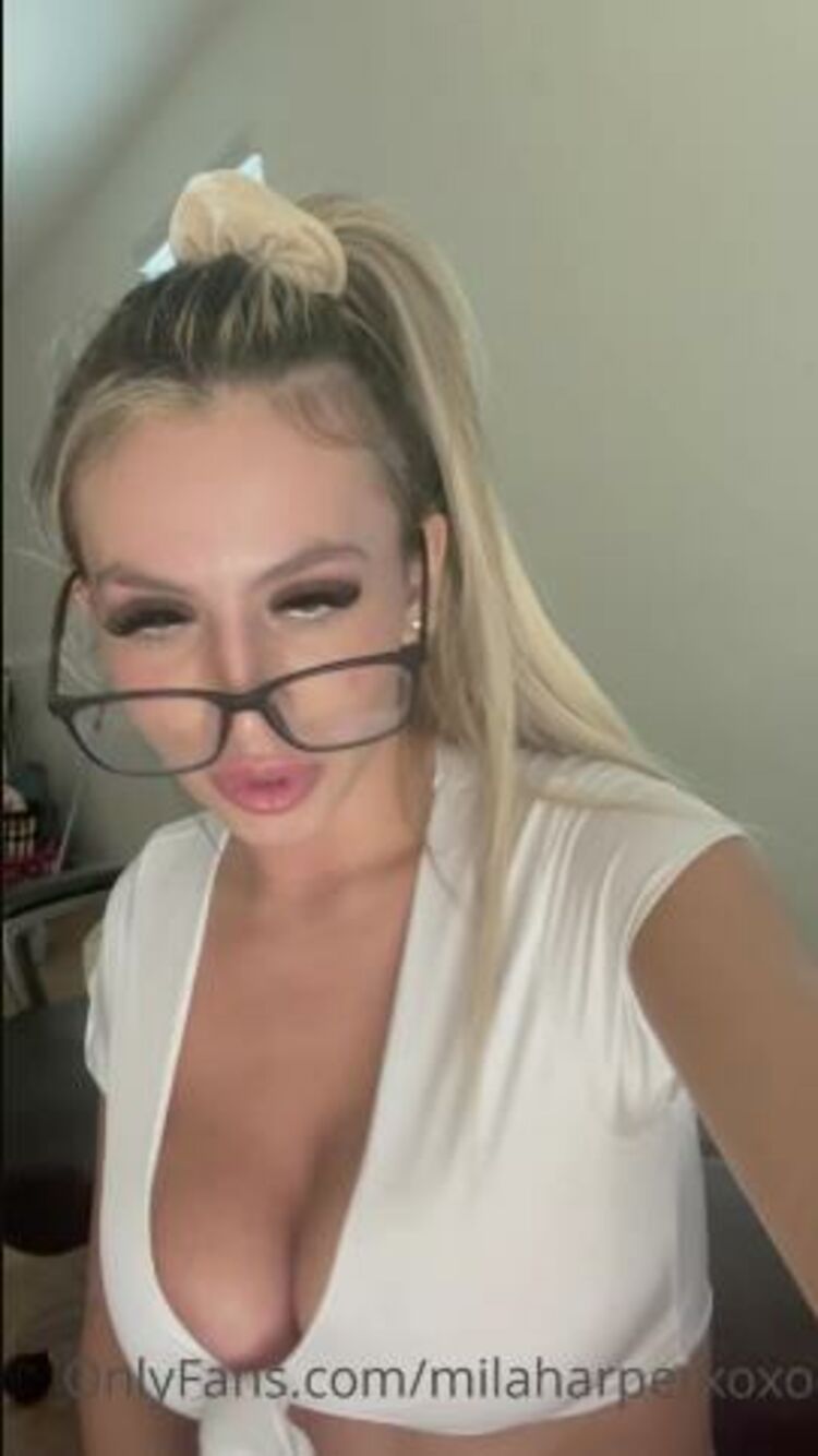 Onlyfans - Milaharperxoxo - Dont miss this super hot school girl video Im about to drop just for YOU baby - 22-08-2021