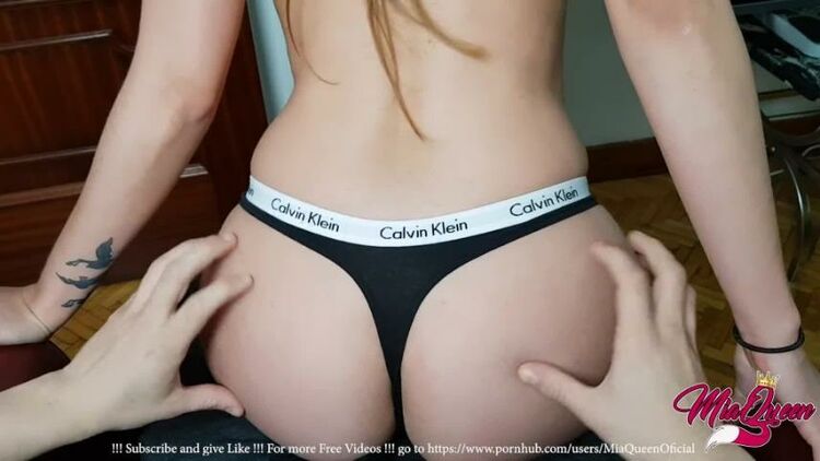 Just Sit Down, Let Me Fuck You 5 Minutes Using My Calvin Klein Thong