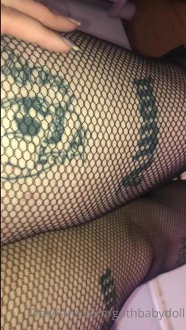 Onlyfans - Gothbabydoll - I got a new tattoo today - 30-03-2021