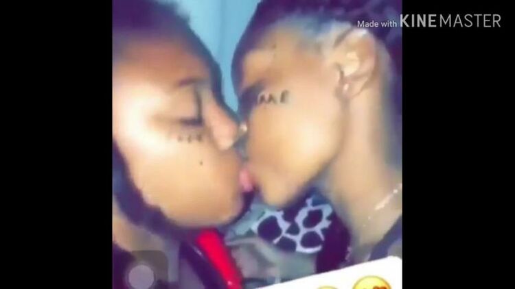 Lesbian kissing compilation!!