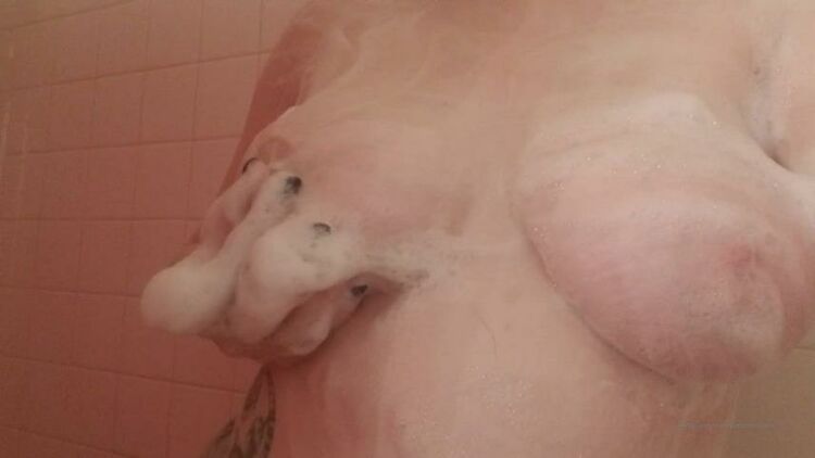 Onlyfans - Violetoctober - Soapy shower tits - 22-02-2020