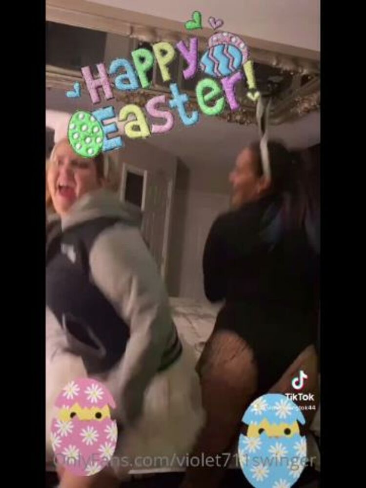 Onlyfans - Violet711swinger - Happy Easter from misskleo and I - 04-04-2021