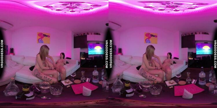 [VRgoddess] Aesthetic Pink Blake Hanging Out Smoking Drinking With Sexy Alex Dil…