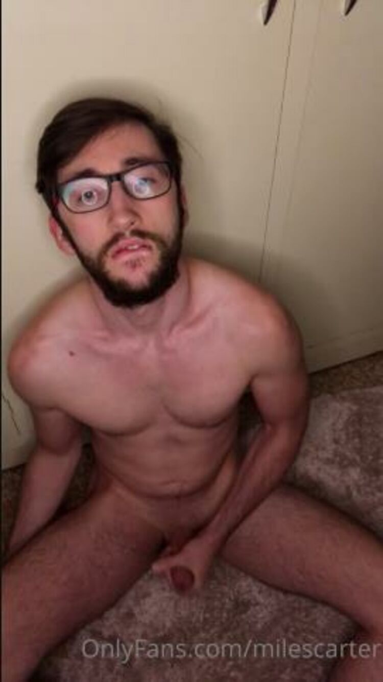 Onlyfans - Milescarter - Just a quick cock stroking - 18-04-2021