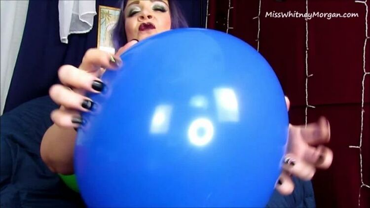 ManyVids - MissWhitneyMorgan - 12 Inch Latex Balloon Fingernail Pop