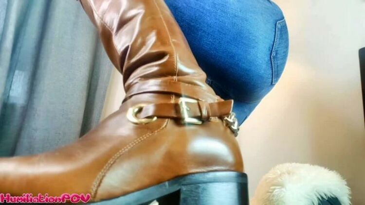 [Femdom 2018] Humiliation POV – My Boots Are More Important To Me Than You Are. Starring Princess Grace [BOOT DOMINATION]