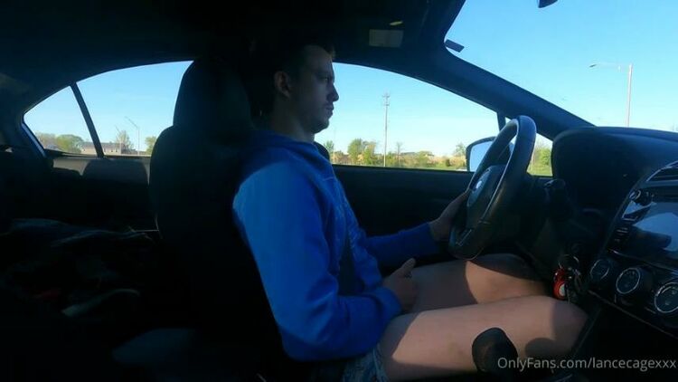 Onlyfans - Lancecagexxx - Driving around in my underwear I wonder if anyone saw me jerk off too - 11-05-2021