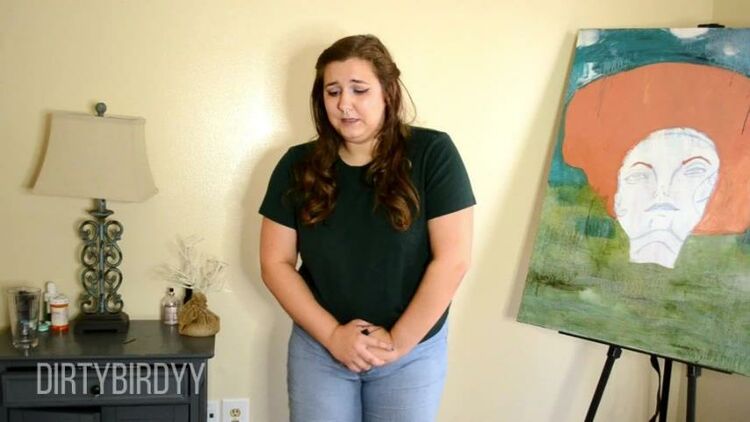 ManyVids - DirtyBirdyy - BBW Pisses Herself in Jeans