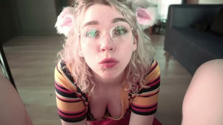 OnlyFans.com - Deepbunnyhole - Baby Glasses Kitty Neko Gaging And Suck Daddy POV [UltraHD 4K 2160p]