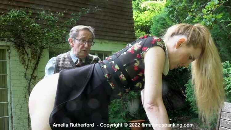 Firm Hand Spanking – MP4/HD – Amelia Rutherford – Private University – H/A summer paddling in the professor’s garden, panties down, for Amelia (Release date: Jan 31, 2022)