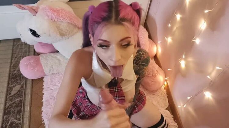 PuppyGirlfriend - Brainless Fucktoy - Ahegao Blowjob POV [FullHD 1080P]