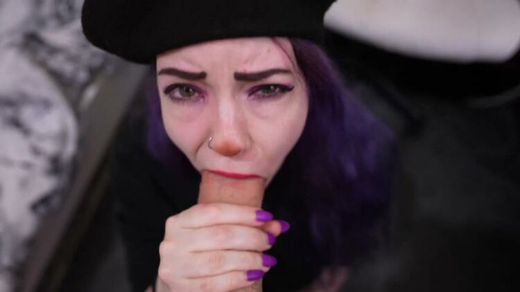 LilRedVelvet - Poetry Girl Ahegao Blowjob 4k