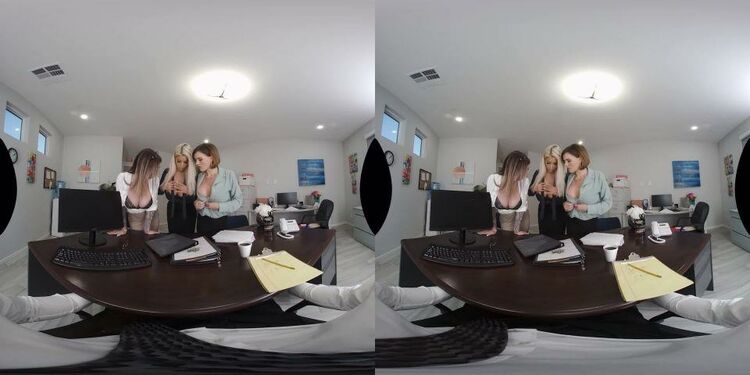 NaughtyAmericaVR.com - Bridgette B, Karma Rx, Krissy Lynn - The Big Tits Office [UltraHD 2K 1440p]