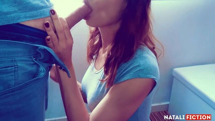 NataliFiction in 024 Blowjob and Smoke in the Morning with Cum in her Mouth