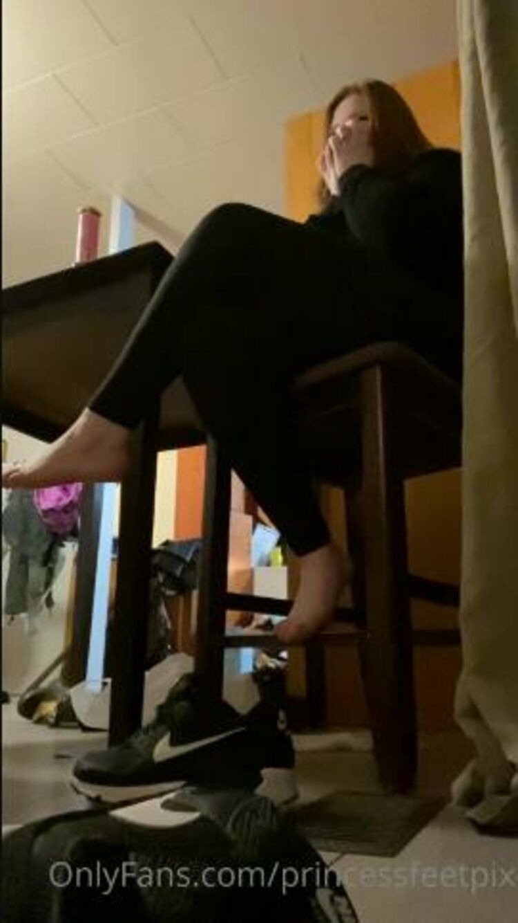 princessfeetpix 24-01-2021-2015734192-Kicking off my runners after a long day then stripping down starting with my socks   And I give them