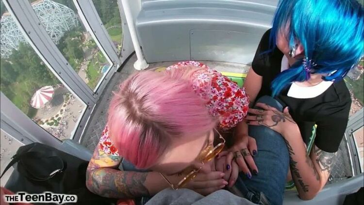 keokistar in Risky Ferris Wheel Blowjob W Slutty Teens